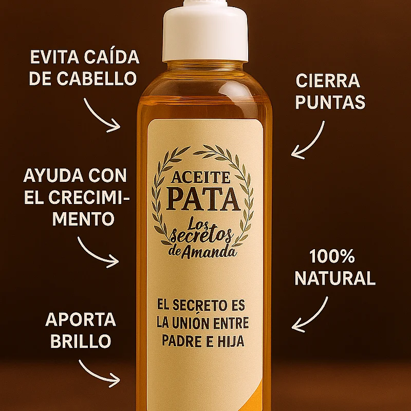 ACEITE PARA CRECIMIENTO Y CAIDA DE CABELLO ACEITE DE PATA DE VACA 100% NATURAL — imagen principal