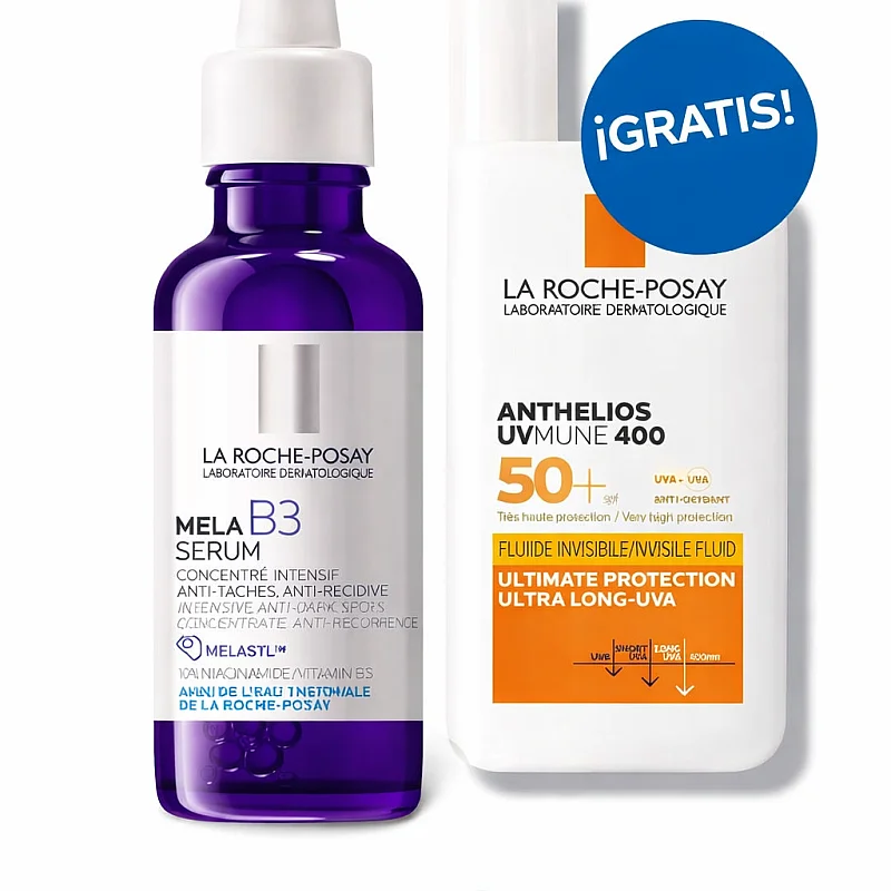 Kit Antimanchas Mela B3 + Protector Solar Anthelios UVMUNE 400 SPF 50+ la roche posay — imagen principal